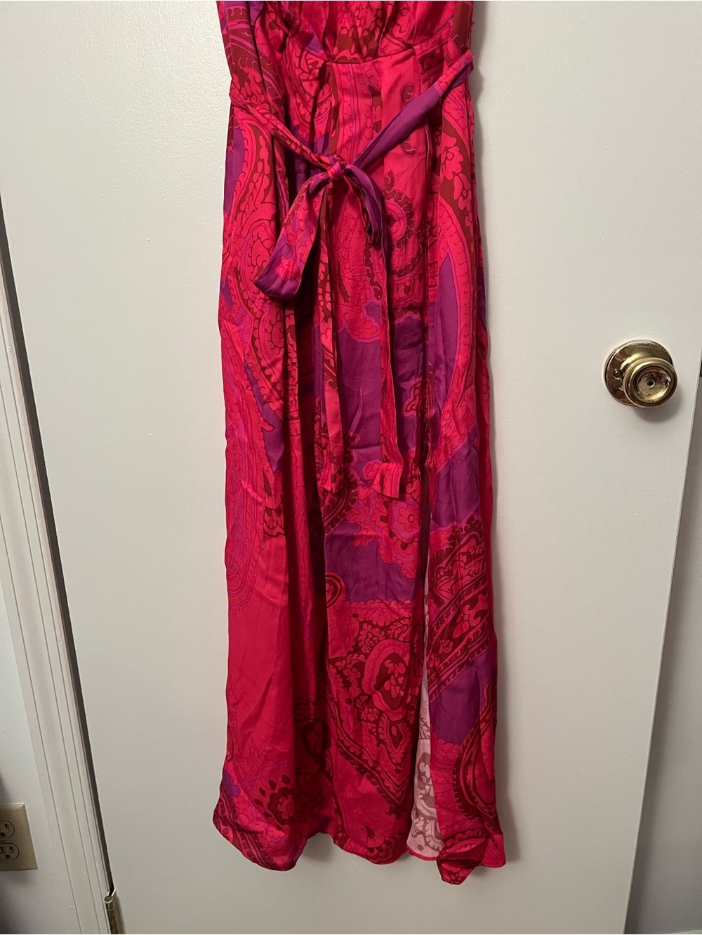 REISS Mila One Shoulder Midi Dress Size 0 Italian Fabric Whimsical - Picture 9 of 12